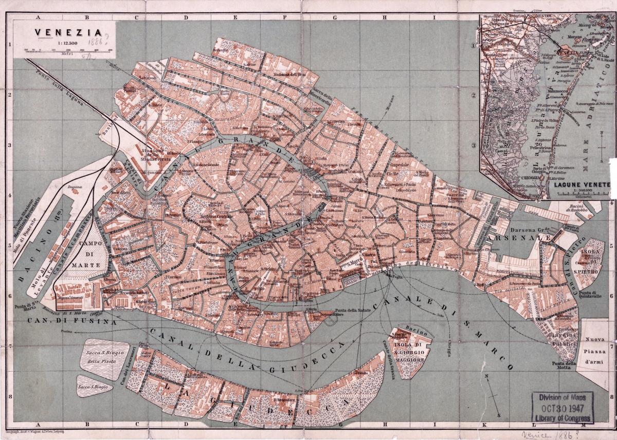 alten Venedig Karte