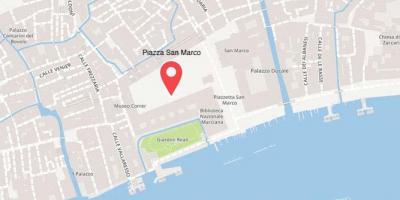 Karte der königlichen Gärten in Venedig