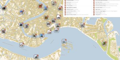 Venezia sightseeing-map