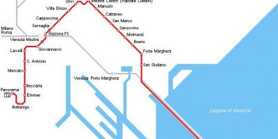 Venezia santa lucia train station map
